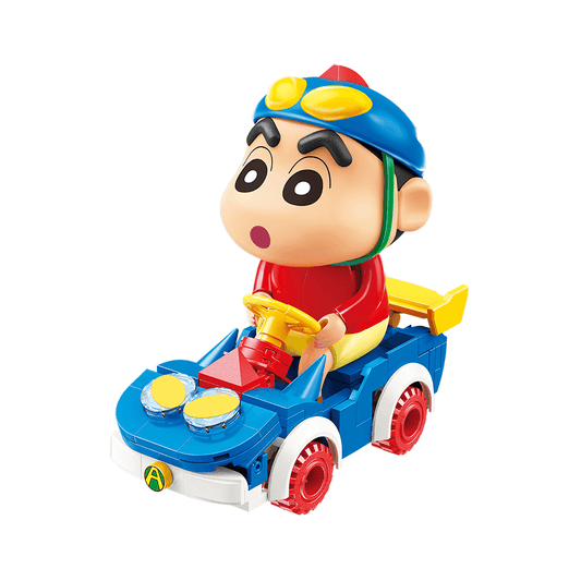 QMAN_BLOCKS Qman Blocks Shinchan's Super Car - LOG-ON