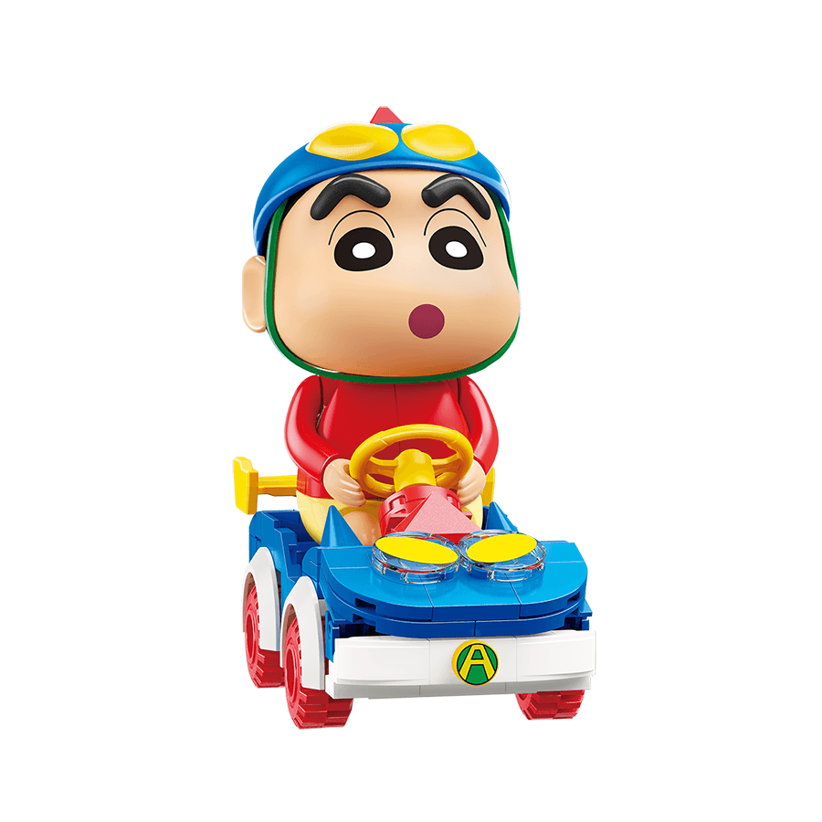 QMAN_BLOCKS Qman Blocks Shinchan's Super Car - LOG-ON