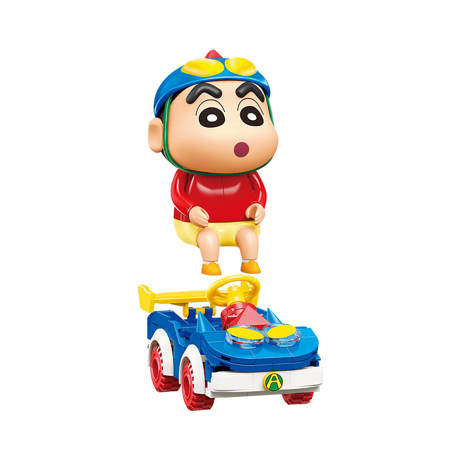 QMAN_BLOCKS Qman Blocks Shinchan's Super Car - LOG-ON
