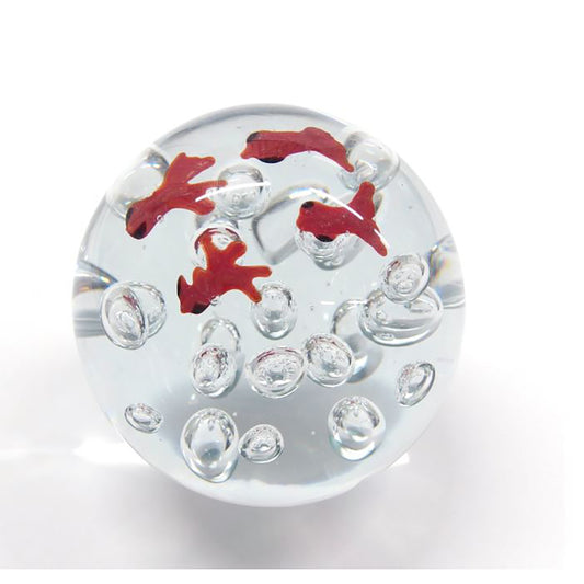 KEY STONE Glass Art - Goldenfish (610g)
