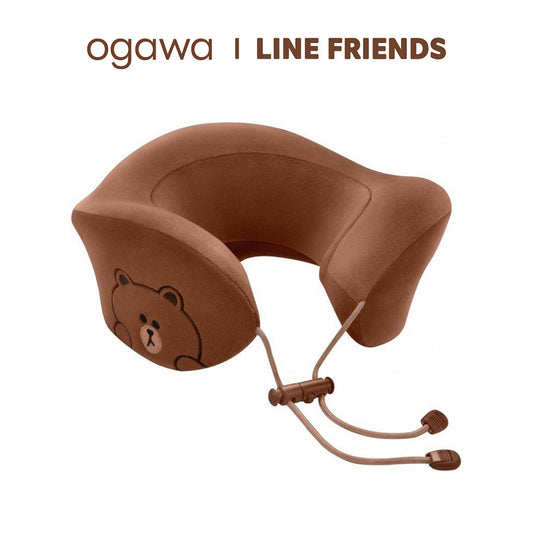 OGAWA Line Friends U Neck Massager - Brown