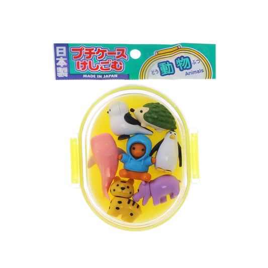IWAKO Fancy Eraser Animal Box