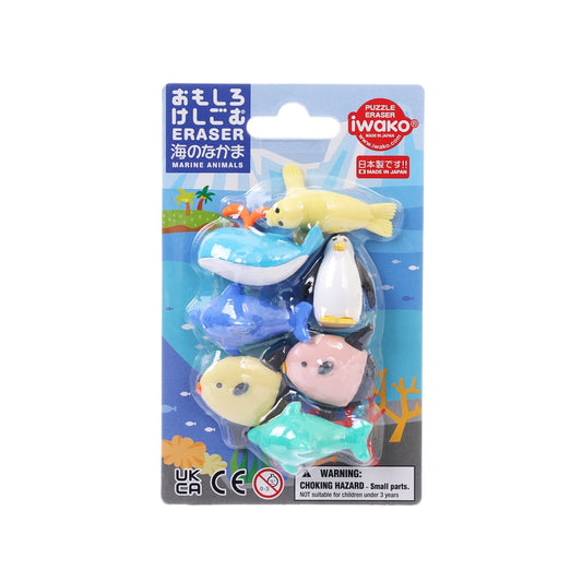 IWAKO Fancy Eraser Sea Animal