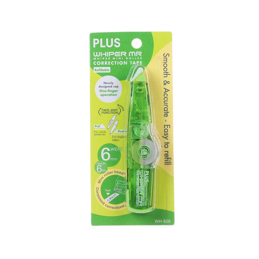 PLUS WHIPER MR CORRECTION TAPE 6MM X 6M - LOG-ON