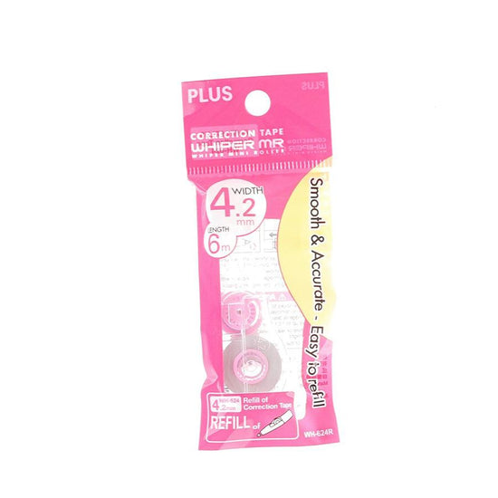 PLUS WHIPER MR CORRECT TAPE 4.2MM REFILL - LOG-ON