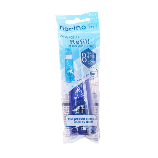 PLUS NORINO GLUE TAPE REFILL 8.4MMX8M BL - LOG-ON