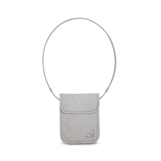 PACSAFE Coversafe X75 RFID Block Neck Pouch-Grey