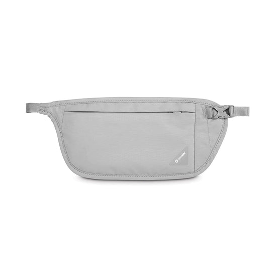 PACSAFE Coversafe V100 RFID Blk Waist Wallet-Grey
