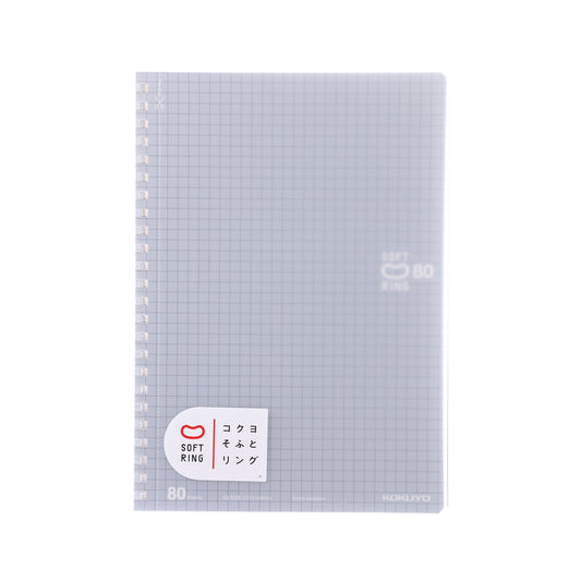 KOKUYO Soft Ring Note A5 80 Pages - Grey (220g)