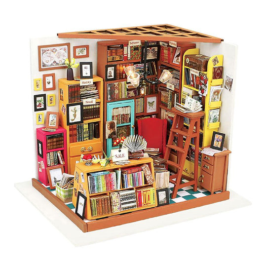 ROBOTIME Rolife Sam's Study room DIY House - LOG-ON