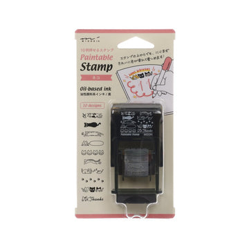 MIDORI Paintable Stamp - Cat  (47g)