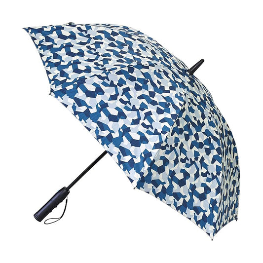 SPICEOFLIFE Palasol W Fan Stick Umbrella-Ice Blue (1pc)