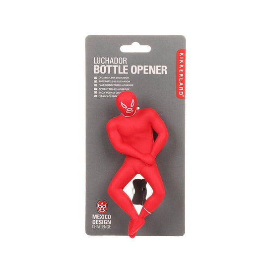 KIKKERLAND Bottle Opener Luchador Assorted - LOG-ON