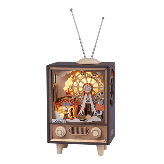 ROBOTIME Rolife Sunset Carnival Music Box Puzzle - LOG-ON