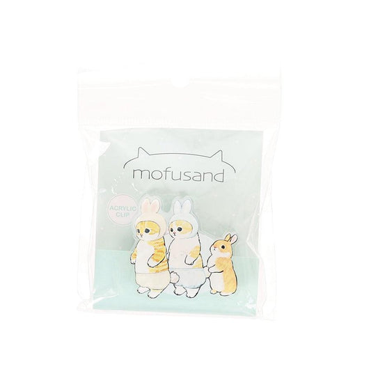 MARIMOCRAFT Mofusand Acrylic Clip - Rabbit (15g) - LOG-ON