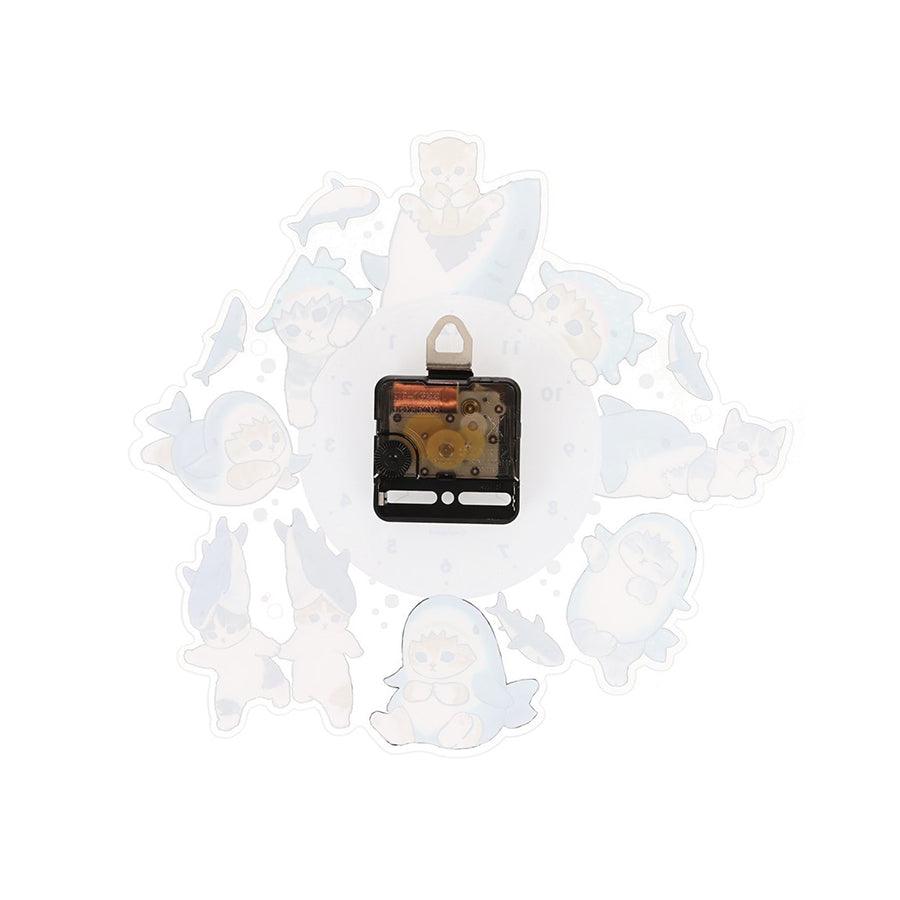 MARIMOCRAFT Mofusand Wall Clock - Shark (420g) - LOG-ON