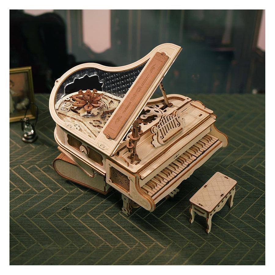 ROBOTIME ROKR Magic Piano Mechanical Music Box - LOG-ON