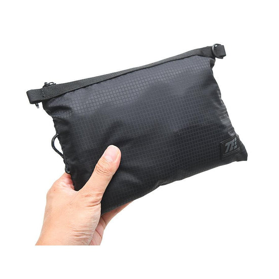 TRAVELEQUIPMENT Packable Tote Bag - Black (340g) - LOG-ON