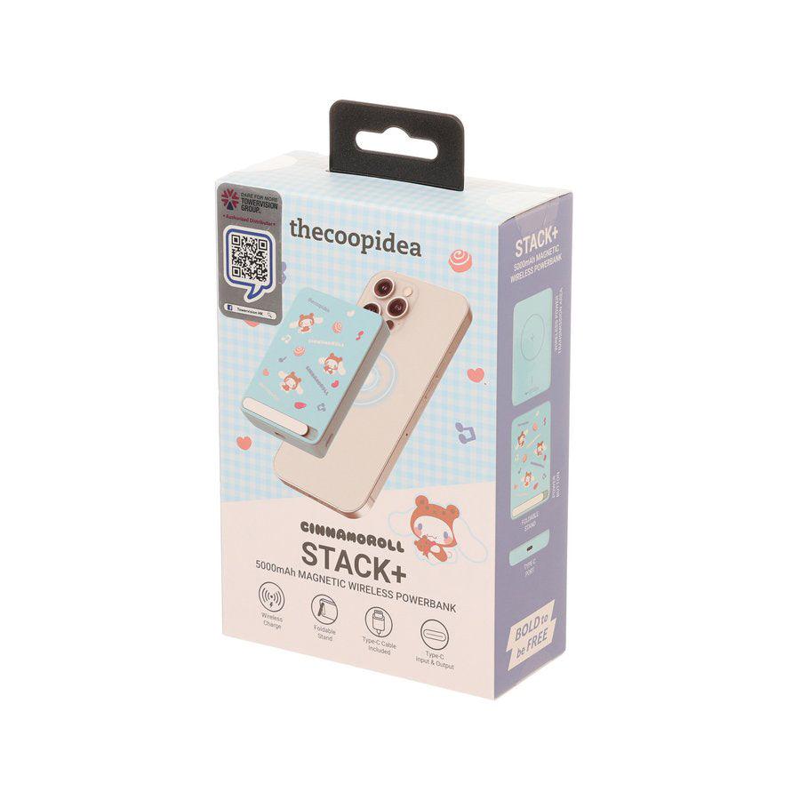THECOOPIDEA Thecoopidea X Sanrio STACK+ Magnetic Wireless 5000mAh Powerbank Cinnamoroll - LOG-ON