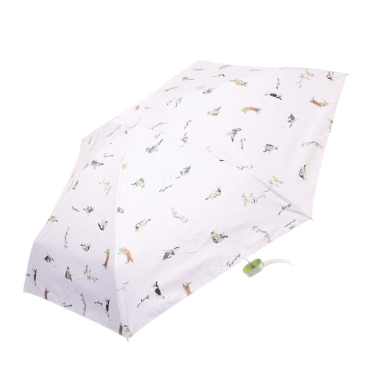 W.P.C. Masayuki Oki Cat Blackout Mini Umbrella Off White (220g)