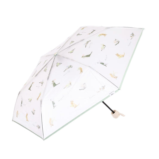 W.P.C. Masayuki Oki Cat Mini Umbrella Green (230g)