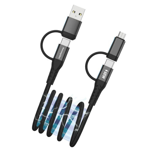 THECOOPIDEA Mag Pro 1.2M Magnetic 4 In 1 Cable Black