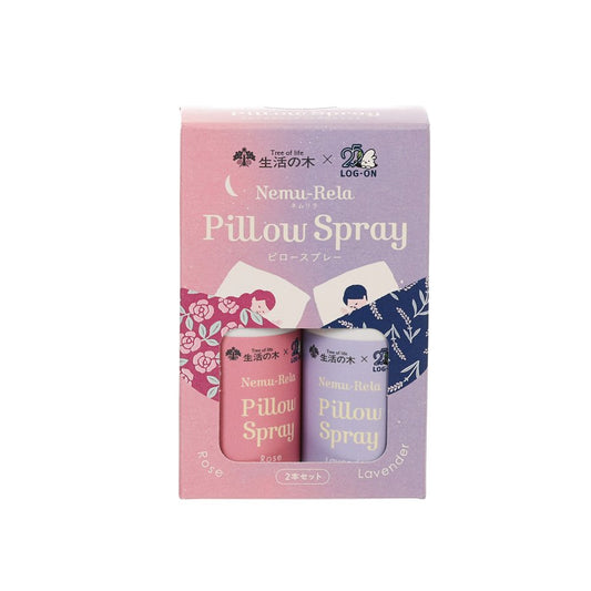 TREEOFLIFE LOG-ON 25th Anniversary Pillow Spray Set (Lavender & Rose)
