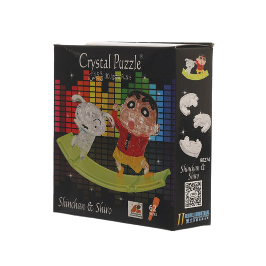 3D CRYSTAL PUZZLE 3D Crystal Puzzle Shinchan & Shiro