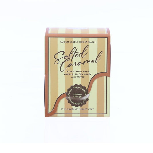 THE AROMATHERAPY COMPANY Salted Caramel Festive Votive Candle 100g