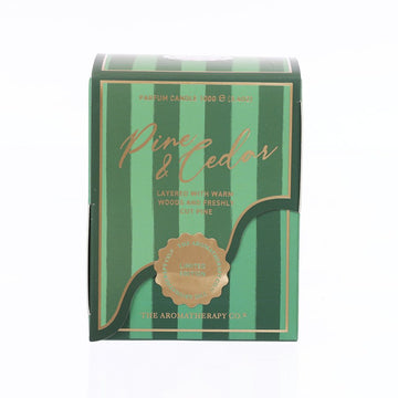 THE AROMATHERAPY COMPANY Pine & Cedar Festive Votive Candle 100g