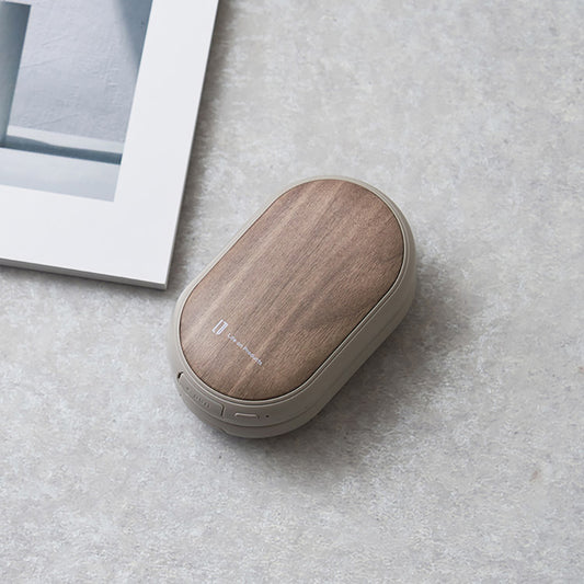LIFEON Share USB Warmer - Greige Wood (152g)