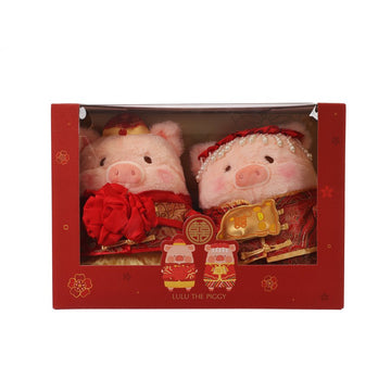 LULU THE PIGGY 罐頭豬結婚公仔 (中式婚禮)