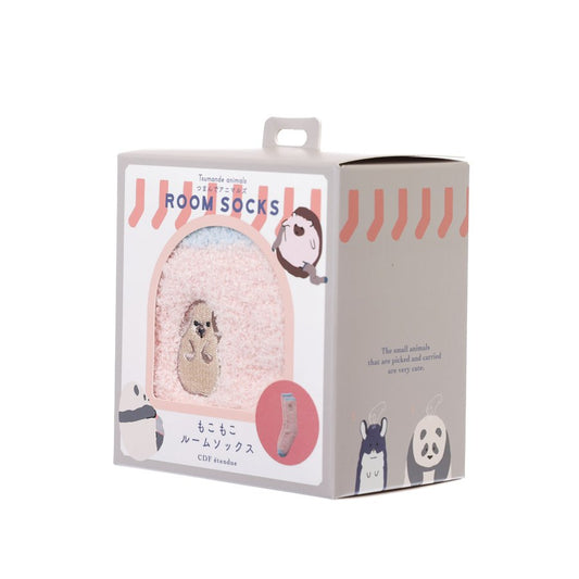 BISQUE Embroidary Homesocks-Rabbit  (65g)
