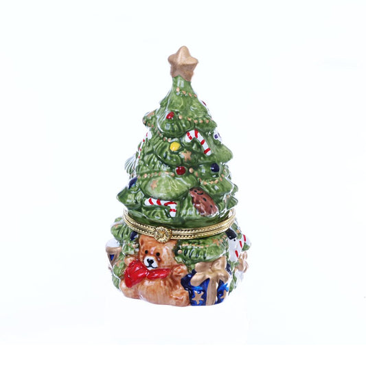 ART PRINT APJ Hinge Box - Xmas Tree Green  (400g)