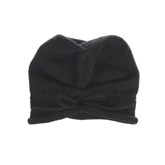 ARCHETYPE HP-AD027 Lace Edge Beannie-Black