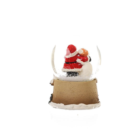 MARKS Snow Globe Ssanta Claus Snowman  (122g)