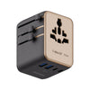 MOMAX 1-World 2 70W GaN Travel Adaptor - Desert Titanium