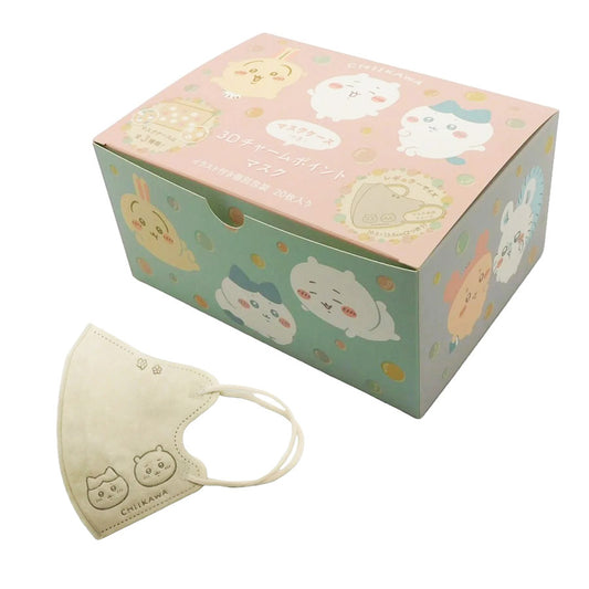 NIPPON MASK CHIIKAWA 3D 立體口罩20個(獨立包裝) (106g)