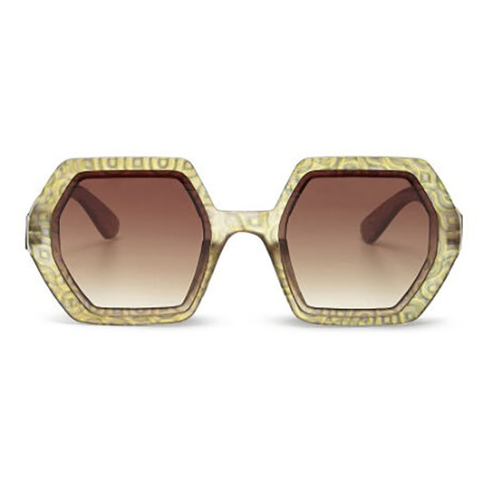 OKKIA Bigframe Hexagon Sunglasses Emma D60