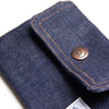 BETTY SMITH Button Pocket Eco Pouch-Navy