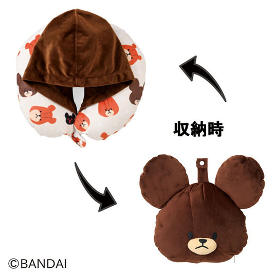 MARUSHIN Neck Pillow - Bear School  (245.5g)