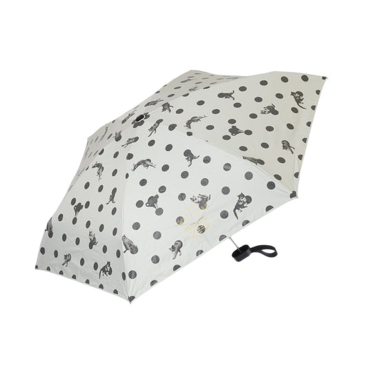 W.P.C. Masayuki Cat Dot 5Mini Fold 46cm-Off White (190g)