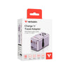 VERBATIM CHARGE 'N' TRAVEL ADAPTER 85W - PUR