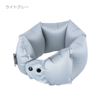 GOWELL Air Pomp Neck Pillow - Grey  (1603g)