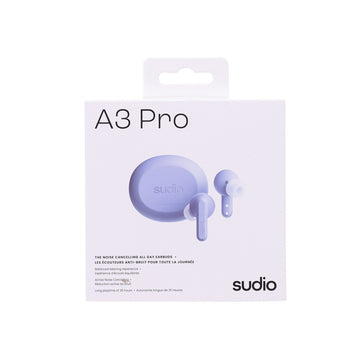 SUDIO A3 Pro True Wireless Earphone - Purple