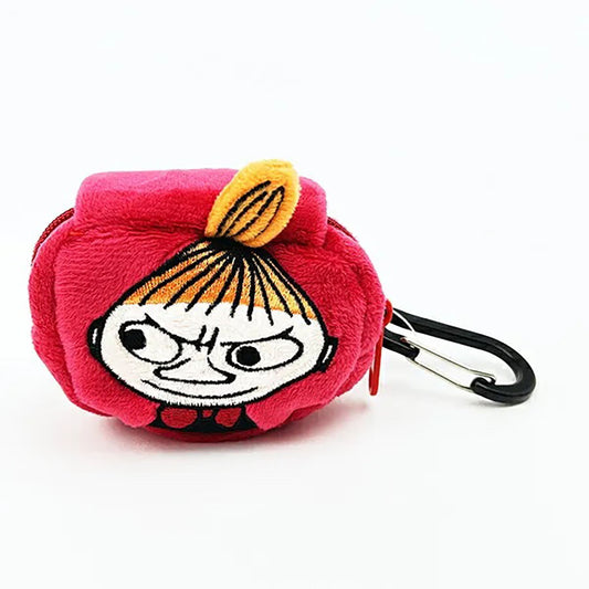 SUN-STAR F25 Little My Mitomi Fluffy Mini Pouch with Carabiner - Red (40g)