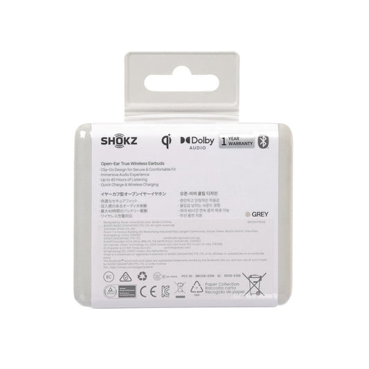SHOKZ OpenDots ONE E310 True Wireless Earphones - Grey