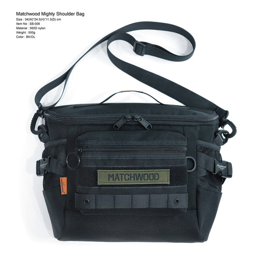 MATCHWOOD Mighty Shoulder Bag - BK (500g)