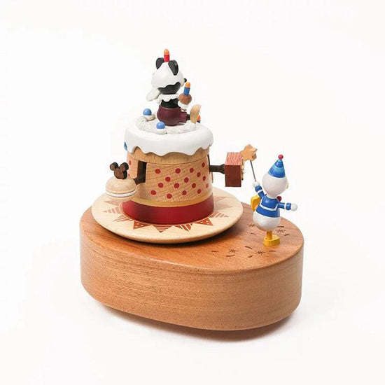 WOODERFUL LIFE Music Go Round Disney Mickey&Cake - LOG-ON