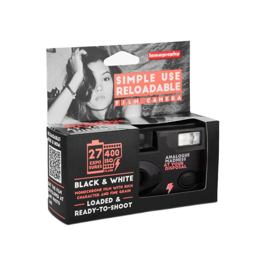 LOMOGRAPHY Simple Use Camera 400/27 Black & White - LOG-ON